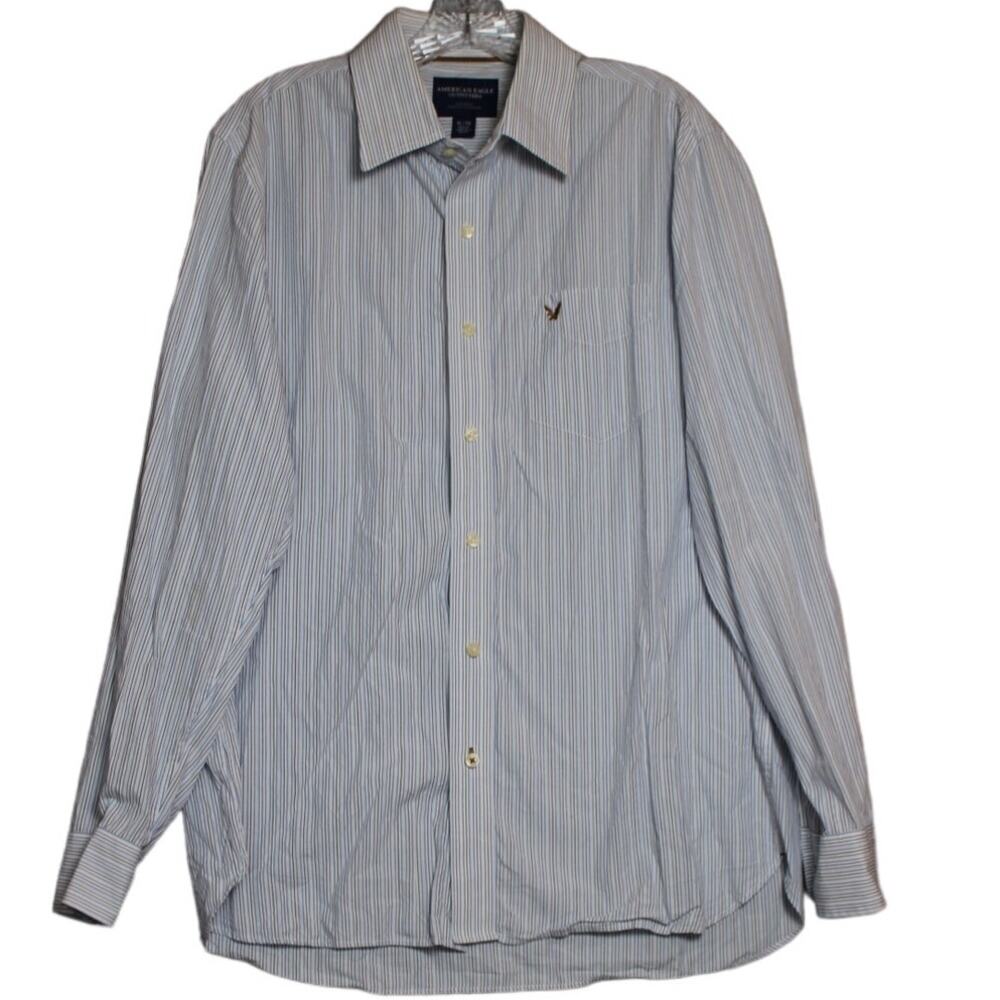 American Eagle Outfitters Men’s Button Down Shirt Size XL Striped